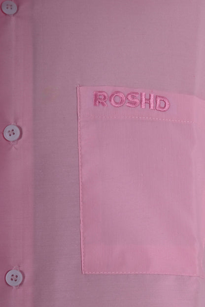 Short Sleeve Pink Basic Shirt